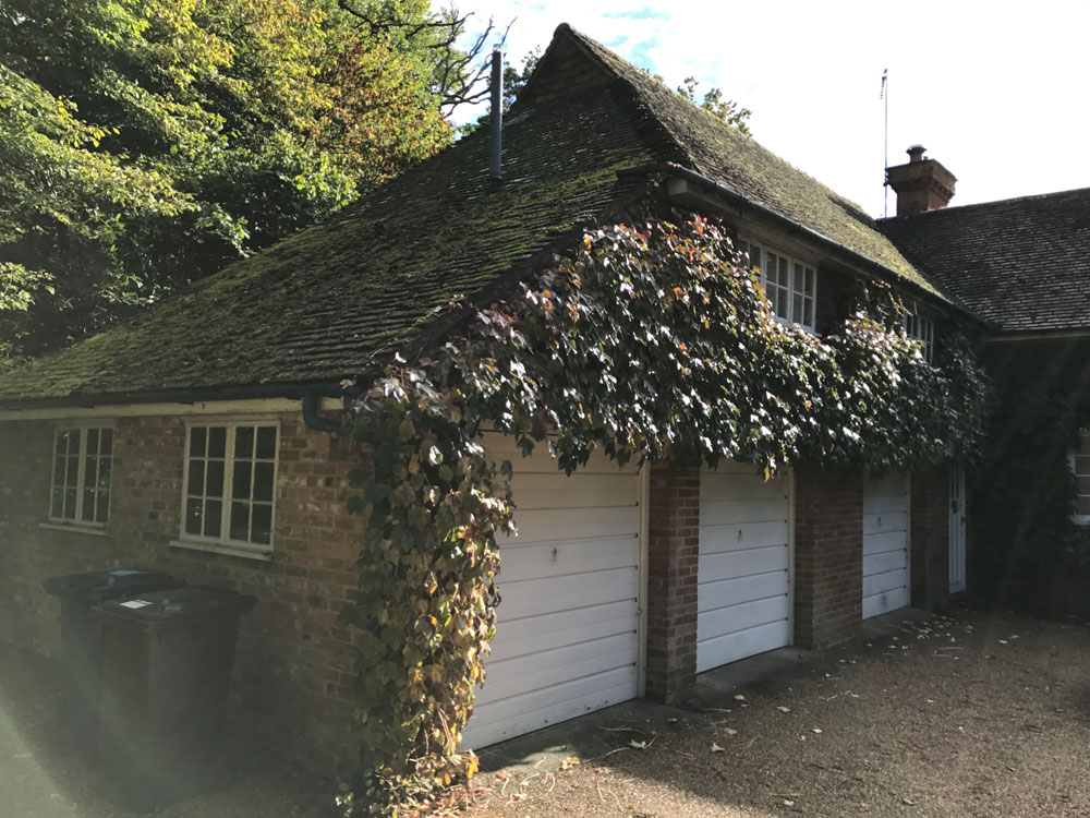 Old roofing